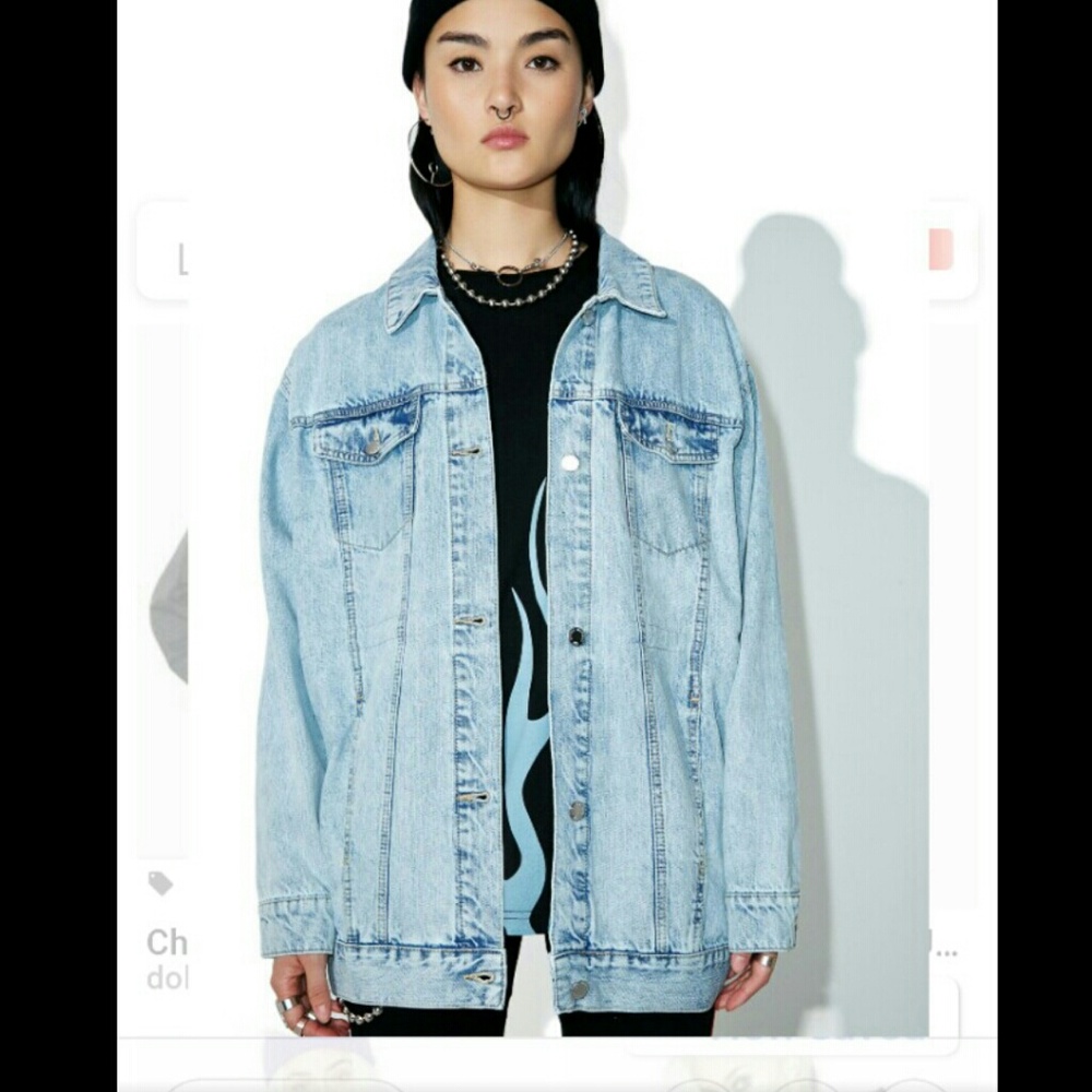 ASOS Cheap Monday Oversived Denim Jacket
